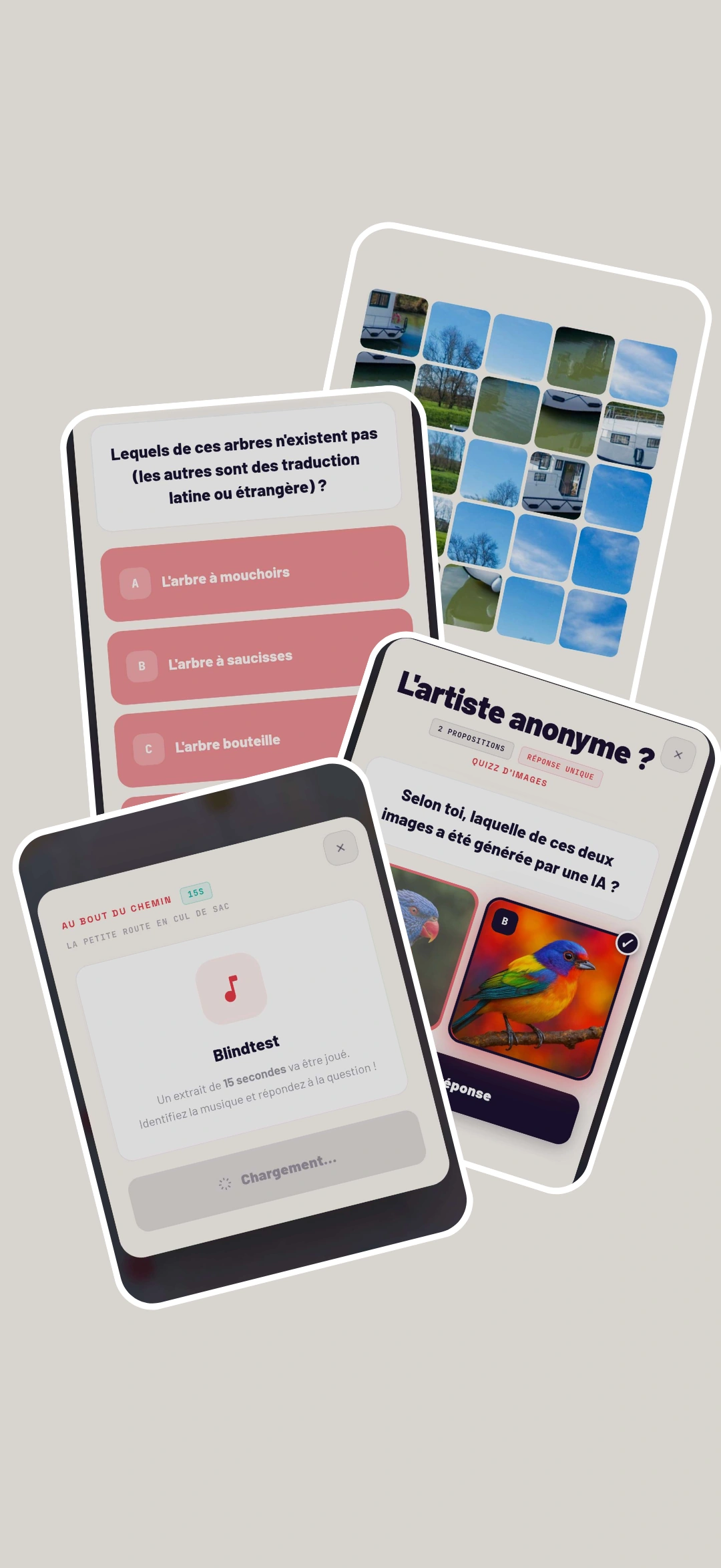 Activités variées