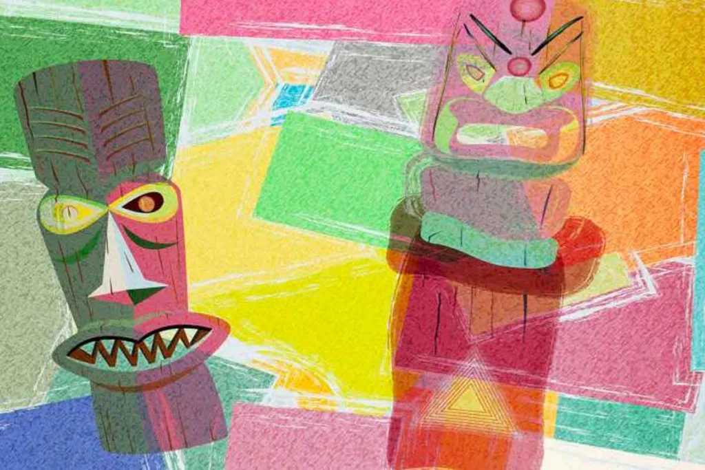 team building créatif ; atelier créatif ; création de totem ; activité d'entreprise