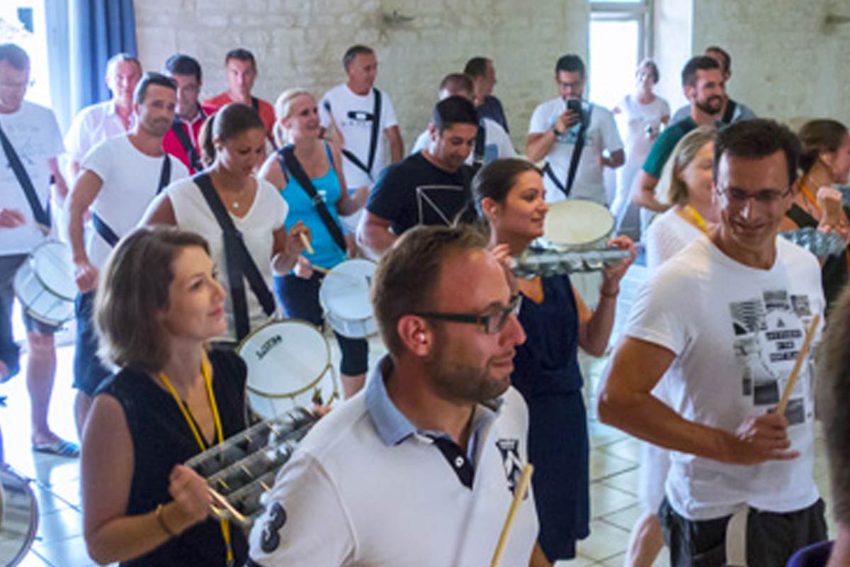 teambuilding percussions bresiliennes batucada