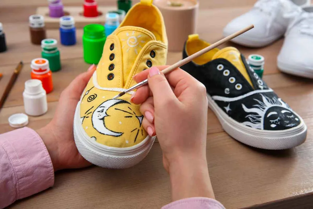 Customisation de baskets en entreprise team building