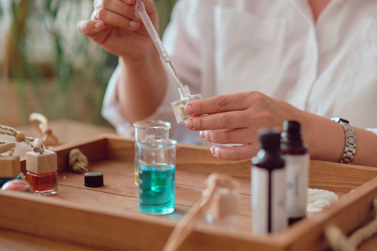 animation création de parfums en entreprise