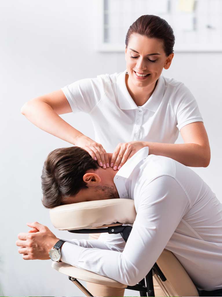 séminaire bien-être relaxation massage amma assis