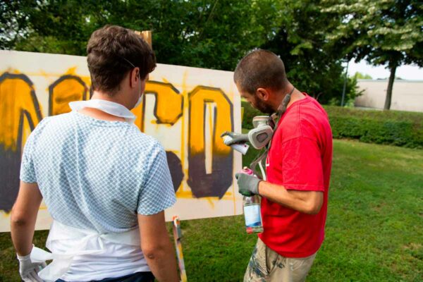 séminaire artistique animation graffiti