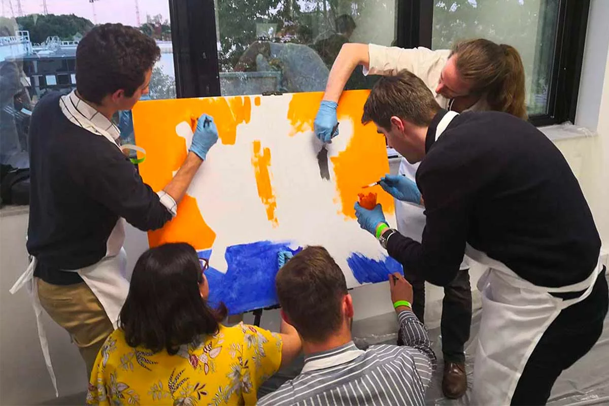 Team building olympiade artistique